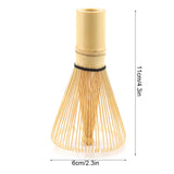 Natural Bamboo Tea Whisk Chasen Preparing Matcha Powder Brush Tool(72 Prongs)