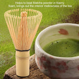 Natural Bamboo Tea Whisk Chasen Preparing Matcha Powder Brush Tool(64 Prongs) In Australia - Darrahopens