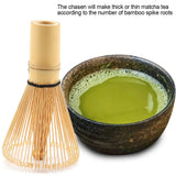 Natural Bamboo Tea Whisk Chasen Preparing Matcha Powder Brush Tool(64 Prongs) In Australia - Darrahopens