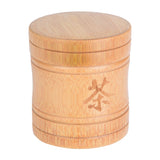 Portable Lightweight Bamboo Tea Jar Storage Holder Container Box