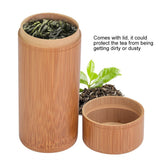 Portable Bamboo Tea Jar Storage Holder Container Box (M)
