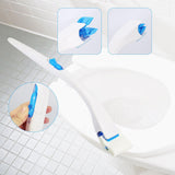 Disposable Cleaning Toilet Brush Replaceable Concentrated Detergent Head for Home Bathroom