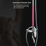 Extension Shower Arm Stainless Steel Extender Tube Shower Head Extension Rod 6in