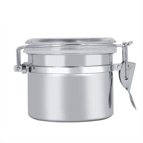 Stainless Steel Coffee Canister Food Storage Jar Tea Sugar Milk Powder Container (10*7.4cm) In Australia - Darrahopens