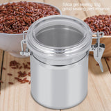 Stainless Steel Coffee Canister Food Storage Jar Tea Sugar Milk Powder Container (10*11cm)