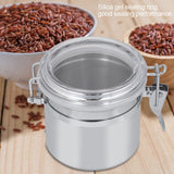 Stainless Steel Coffee Canister Food Storage Jar Tea Sugar Milk Powder Container (13*11cm) In Australia - Darrahopens