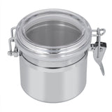 Stainless Steel Coffee Canister Food Storage Jar Tea Sugar Milk Powder Container (13*11cm) In Australia - Darrahopens