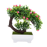 Artificial Bonsai Fake Blossom Flower Potted Plant Home Office Decor In Australia - Darrahopens