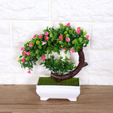 Artificial Bonsai Fake Blossom Flower Potted Plant Home Office Decor In Australia - Darrahopens