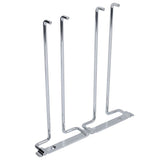 Double Row Iron Chrome Wine Glasses Holder Wall Mount Stemware Rack In Australia - Darrahopens