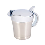 304 Stainless Steel Thermal Insulated Double Wall Sauce Gravy Boat Pot Serving Jug(S,450ml) In Australia - Darrahopens