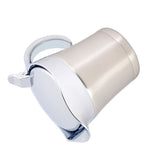 304 Stainless Steel Thermal Insulated Double Wall Sauce Gravy Boat Pot Serving Jug(S,450ml)