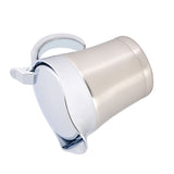 304 Stainless Steel Thermal Insulated Double Wall Sauce Gravy Boat Pot Serving Jug(S,450ml)
