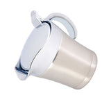 304 Stainless Steel Thermal Insulated Double Wall Sauce Gravy Boat Pot Serving Jug(S,450ml)