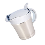 304 Stainless Steel Thermal Insulated Double Wall Sauce Gravy Boat Pot Serving Jug(S,450ml)