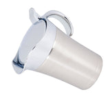 304 Stainless Steel Thermal Insulated Double Wall Sauce Gravy Boat Pot Serving Jug(L, 750ml)
