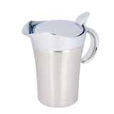 304 Stainless Steel Thermal Insulated Double Wall Sauce Gravy Boat Pot Serving Jug(L, 750ml)