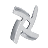 Stainless Steel Meat Crusher Mincer Plate Blade Cutter Parts for Meat Grinder (46mm)