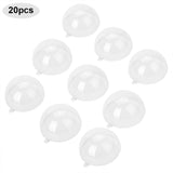 20 Pcs Clear Fillable Ornament Balls DIY Plastic Ball Christmas Decoration Tree Ball (5cm)