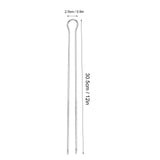 6Pcs Metal BBQ Grilling Fork Sticks Skewer BBQ Grill Set Outdoor Picnic Camping Barbecue