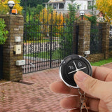 4 Key Black Round Auto Copy Garage Gate Door Wireless Remote Control(433MHZ)