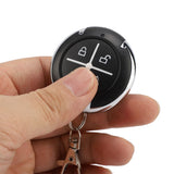 4 Key Black Round Auto Copy Garage Gate Door Wireless Remote Control(433MHZ)