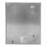 Stainless Steel 3LED Solar Power Wall Lamp Walkway Waterproof Landscape Light(White Light)