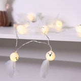 1.5M 10 LED Ghost Elf Grimace Fairy Lights String Halloween Party Props Decorations In Australia - Darrahopens