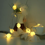 1.5M 10 LED Ghost Elf Grimace Fairy Lights String Halloween Party Props Decorations In Australia - Darrahopens