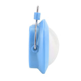 Mini COB LED Super Bright Round Camping Lights Outdoor Night Lamp with Hook((Blue)