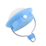Mini COB LED Super Bright Round Camping Lights Outdoor Night Lamp with Hook((Blue)