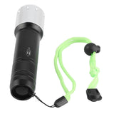 Aluminum Alloy Portable LED Waterproof Diving Flashlight Torch Outdoor 3 Modes Adjustable