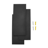 12W Modern LED Wall Mounted Sconce Light Decor Lamp Warm White for Bedroom (Black) In Australia - Darrahopens