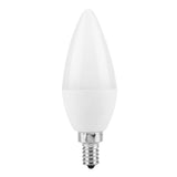 3W Multi Color Changing LED Candle Light Bulb AC85-265V with Remote Control(E12RGB+Warm White) In Australia - Darrahopens