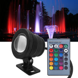 5W RGB Outdoor Waterproof LED Swimming Pool Light Garden Lamp with Remote Controller (Black) 110‑240V In Australia - Darrahopens