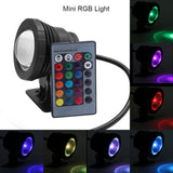 5W RGB Outdoor Waterproof LED Swimming Pool Light Garden Lamp with Remote Controller (Black) 110‑240V In Australia - Darrahopens
