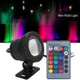 5W RGB Outdoor Waterproof LED Swimming Pool Light Garden Lamp with Remote Controller (Black) 110‑240V In Australia - Darrahopens