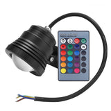 5W RGB Outdoor Waterproof LED Swimming Pool Light Garden Lamp with Remote Controller (Black) 110‑240V In Australia - Darrahopens