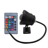 5W RGB Outdoor Waterproof LED Swimming Pool Light Garden Lamp with Remote Controller (Black) 110‑240V In Australia - Darrahopens