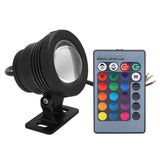 5W RGB Outdoor Waterproof LED Swimming Pool Light Garden Lamp with Remote Controller (Black) 110‑240V In Australia - Darrahopens