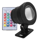 RGB LED Underwater Light Waterproof Multi color Outdoor Garden Spotlight AC/DC 12V (black) In Australia - Darrahopens