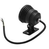 RGB LED Underwater Light Waterproof Multi color Outdoor Garden Spotlight AC/DC 12V (black)