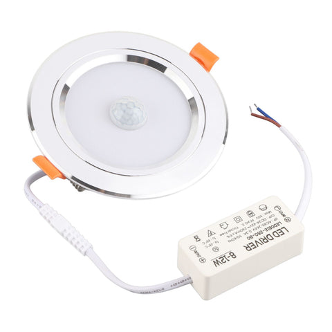 9w Round 18LED Infrared Sensor Downlight Human Body Induction Ceiling Light (cold white light) In Australia - Darrahopens