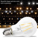 E27 220V 6W Warm Undimmable Filament Light Bulb for Restaurant Cafe Bar Illumination