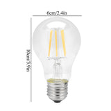E27 220V 6W Warm Undimmable Filament Light Bulb for Restaurant Cafe Bar Illumination