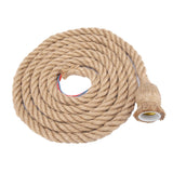 2m E27 Vintage Hemp Rope Ceiling Light Base Pendant Lamp Bulb Holder 85-265V (1*holder)