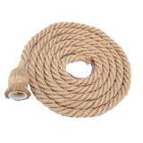 2m E27 Vintage Hemp Rope Ceiling Light Base Pendant Lamp Bulb Holder 85-265V (1*holder)