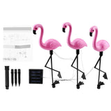 3 In 1 LED Flamingo Solar Power Light for Outdoor Waterproof Yard Garden Lawn Lamp In Australia - Darrahopens