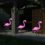 3 In 1 LED Flamingo Solar Power Light for Outdoor Waterproof Yard Garden Lawn Lamp