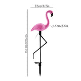 3 In 1 LED Flamingo Solar Power Light for Outdoor Waterproof Yard Garden Lawn Lamp